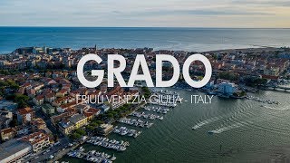 Grado  Friuli Venezia Giulia Italy Drone video 4K [upl. by Anyela453]