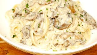 Creamy Garlic Mushroom Pasta [upl. by Vic]