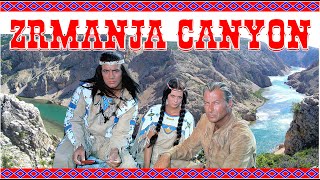 Zrmanja Canyon Plateau Rio Pecos Winnetou Old Shatterhand Drehorte Kroatien Pierre Brice Lex Barker [upl. by Monafo]