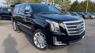 The New 2020 Cadillac Escalade ESV Platinum Walkaround Review [upl. by Oidualc]