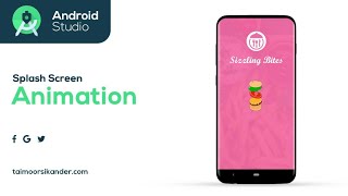 Splash Screen Android Studio  Splash Screen  Android [upl. by Zosima640]