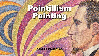 Pointillism Techniques Tutorial  Art Challenge 8  Stippling [upl. by Anoed]