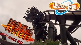 Nemesis Inferno Offride HD Thorpe Park Resort [upl. by Kettie]