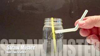 Straw mister Experiment Bernoulli’s principle [upl. by Suoinuj]