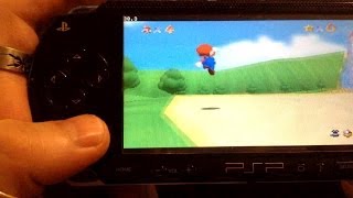 N64 emulator on PSP [upl. by Nylcsoj]