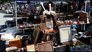 Toji Temple Fleamarket Antique MarketKyoto in Japan [upl. by Spike334]