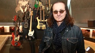 Iconic bassist Geddy Lee shows off Big Beautiful Basses at Studio Bell [upl. by Worrell]