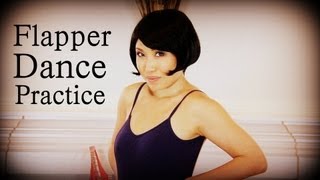 Flapper Dance Practice  GREAT GATSBY Workout [upl. by Akerdna]