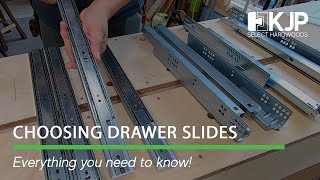 Choosing Drawer Slides [upl. by Tamma]