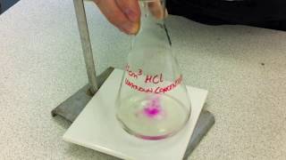 Titration using phenolphthalein [upl. by Lectra728]