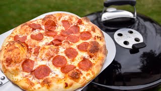 How to BBQ a pizza on a Weber Kettle Grill [upl. by Akela575]