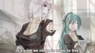 【Yowane Haku】 Daughter of White English Subbed 【Vocaloid PV】 [upl. by Lekim845]