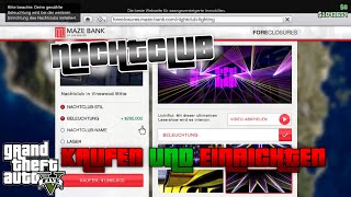 GTA 5 Online NACHTCLUB KAUFEN und Einrichtung auswählen Deutsch [upl. by Emelun605]