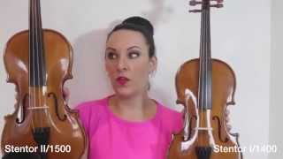 Stentor I vs Stentor II 1400 vs 1500 Violin REVIEW [upl. by Notsa]