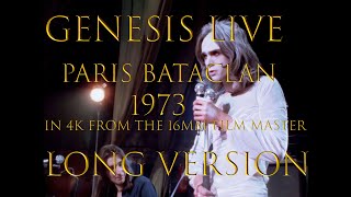 Genesis live Paris Bataclan 1973 long version 16mm master in 4k [upl. by Noseaj974]