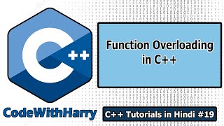 Function Overloading with Examples in C  C Tutorials for Beginners 19 [upl. by Siloam]