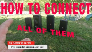 How to Play all JBL Partyboxes together [upl. by Leventhal153]