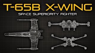 Star Wars T65 XWing  Ship Breakdown [upl. by Nwahsaj]