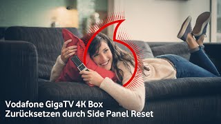 Vodafone GigaTV Box 4K Reset durchführen [upl. by Niels]