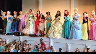 Disney Princess Party Fairytale Ball Elsa Anna Rapunzel Ariel Elena Belle Tiana [upl. by Adne]