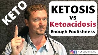 KETOSIS vs Ketoacidosis A Doctor Explains the Difference [upl. by Woolley883]