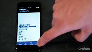 How Do I Use the Wahoo Fitness App for iOS  KICKR amp SNAP Indoor Trainers [upl. by Mcintosh105]