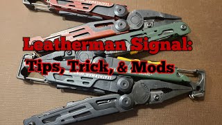 The Leatherman Signal Tips Tricks Mods and Full Run Down [upl. by Ehgit688]