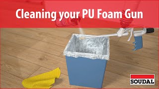 Cleaning your PU Foam Gun [upl. by Ellehsem]