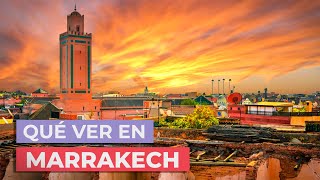 Qué ver en Marrakech 🇲🇦  10 Lugares imprescindibles [upl. by Nicky]