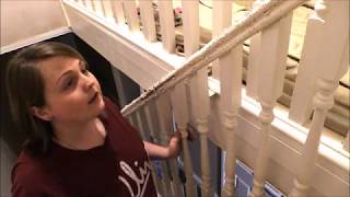 Stripping Gloss from a Staircase Banister  DIY Quarantine Vlog Day 10 [upl. by Cecilius]