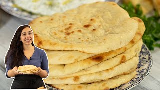 The BEST Greek Pita FlatbreadNo pocket and SO easy [upl. by Gypsie]