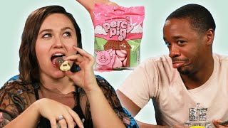 Americans Try British Snacks For The First Time [upl. by Mcclelland]