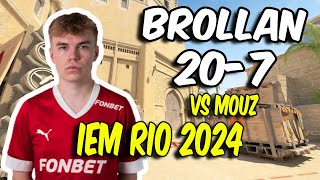 CS2 POV  MOUZ Brollan 207 vs FURIA Mirage  IEM Rio 2024 [upl. by Sokil]