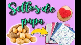 Haz sellos ¡con una papa  DIY [upl. by Liv]