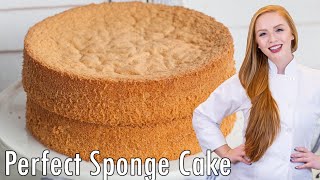 How to Make the PERFECT Sponge Cake EASY NoFail Recipe [upl. by Zerep]