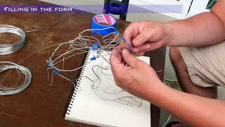 Wire Sculpture Tutorial [upl. by Frederique]