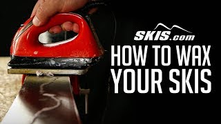 How to Wax Your Skis [upl. by Allecram]