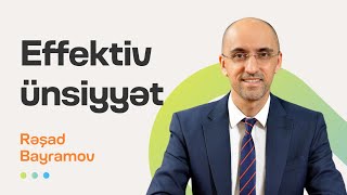 Effektiv ünsiyyət nədir  Rəşad Bayramov  Söhbətgah [upl. by Korb]