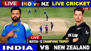 🔴Live IND vs NZ 12th ODI  Live Scores amp Commentary  India vs New Zealand  2nd Innings [upl. by Ellicul]