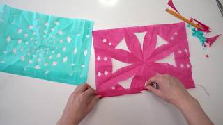 Workshop for Kids  Papel Picado Activity [upl. by Eetsirhc]