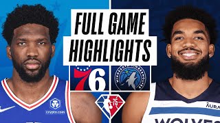 76ERS at TIMBERWOLVES  FULL GAME HIGHLIGHTS  February 25 2022 [upl. by Onairotciv]