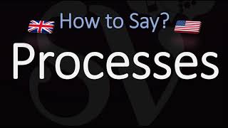 How to Pronounce Processes CORRECTLY Meaning amp Pronunciation [upl. by Yodlem]