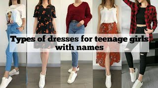 Types of dresses for teenage girls with names • dresses for teenagers with names • STYLE POINT [upl. by Sammons]