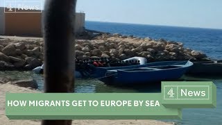 How migrants get to Europe from Libya [upl. by Brandice]