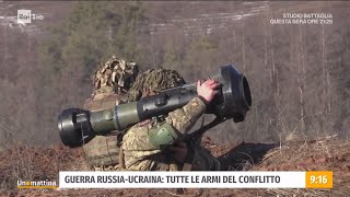 Guerra Russia Ucraina tutte le armi del conflitto  Unomattina  28032022 [upl. by Rothmuller]