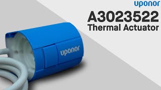 Uponor A3023522 Thermal Actuator [upl. by Yarehs836]