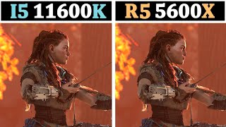 Ryzen 5 5600X vs Intel I5 11600K  4K Ultrawide 1440P 1080P [upl. by Annaerda529]