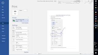 How to print on both sides of A4 sheet in Ms Word [upl. by Blus]