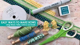 Easy Ways to Make Bows [upl. by Asseralc]