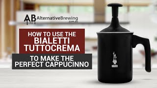 How to Use the Bialetti Tuttocrema Milk Frother [upl. by Kernan]